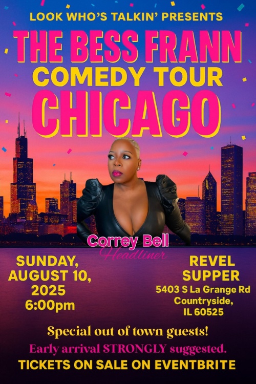 The Bess Fran Comedy Tour - Flyer