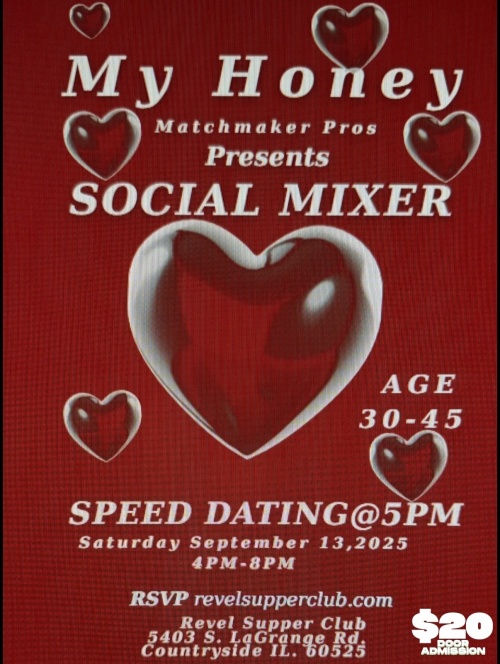 My Honey Matchmaker Pros Presents.. Social Mixer Speed Dating - Flyer
