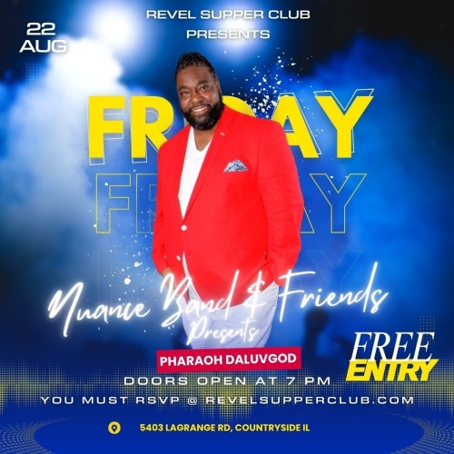 Nuance Band & Friends featuring Pharoah Daluvgod - Flyer