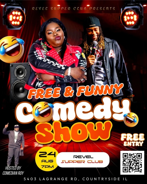 FREE & FUNNY COMEDY - Flyer