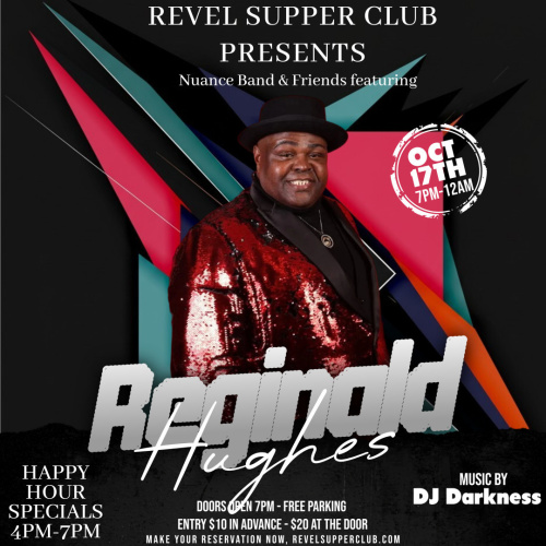 Nuance Band & Friends Featuring Reginald Hughes - Flyer