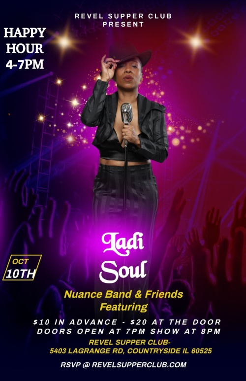 NUANCE BAND & FREINDS FEATURING LADI SOUL - Flyer