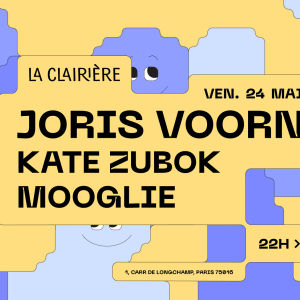 Flyer: La Clairière : JORIS VOORN, KATE ZUBOK, MOOGLIE