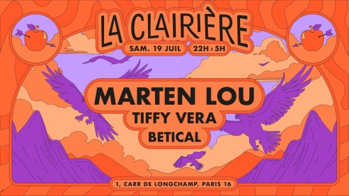 La Clairière : Marten Lou, Tiffy Vera, Betical - Flyer
