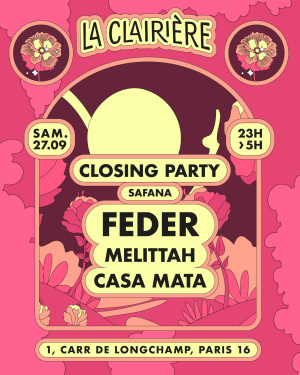 Flyer: La Clairière : Closing 2025 - Feder