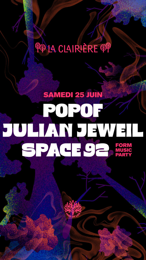Flyer: La Clairière x FORM : POPOF, JULIAN JEWEIL, SPACE 92