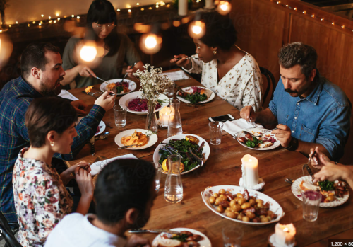 Dinner with colleagues - Flyer