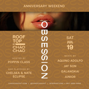 Flyer: CHĀOCHÁO ANNIVERSARY