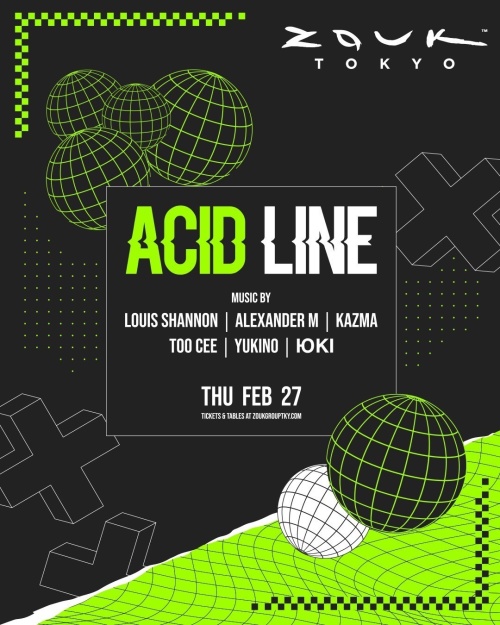ACID LINE - Flyer