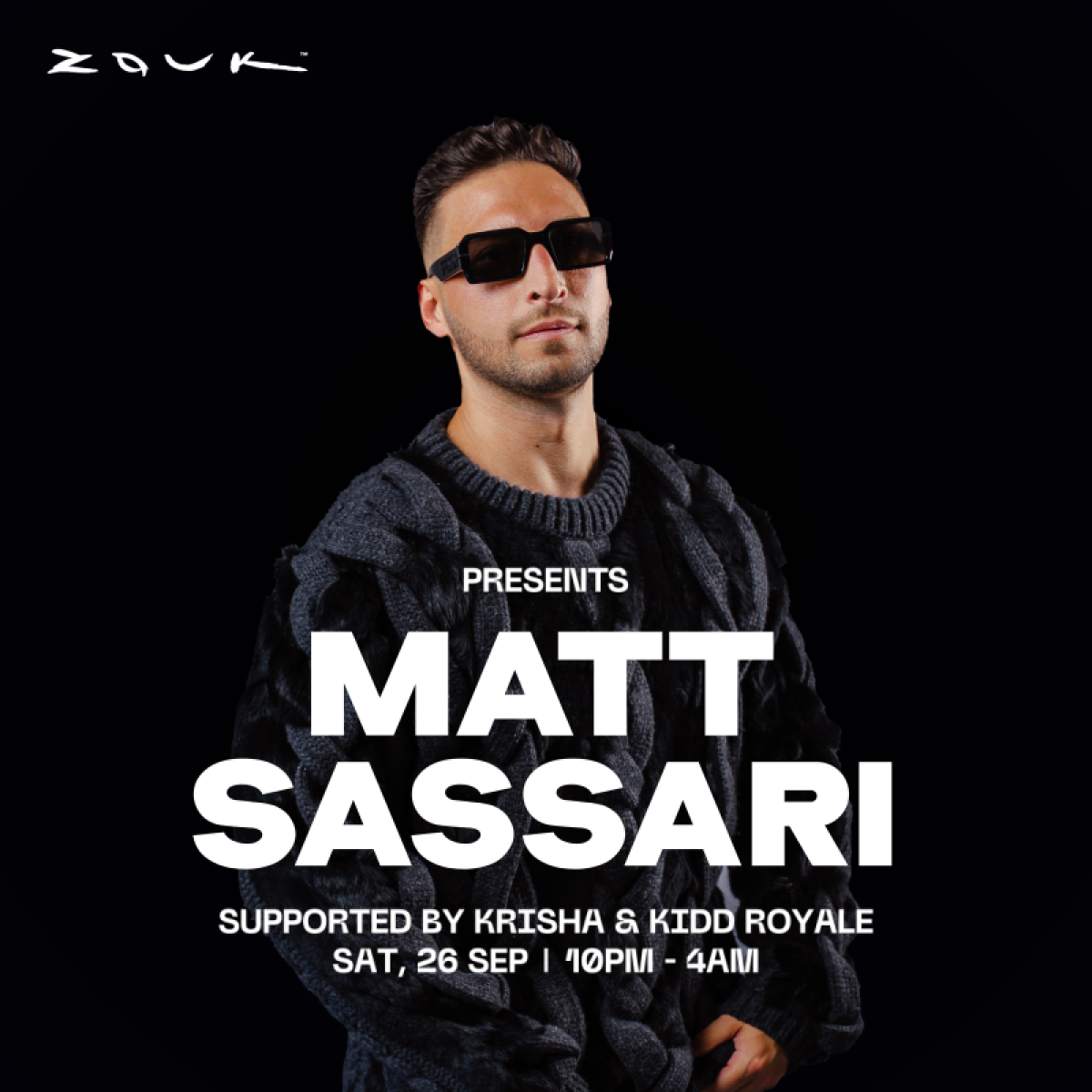 MATT SASSARI flyer