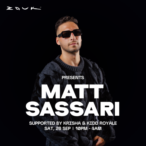 MATT SASSARI - Flyer