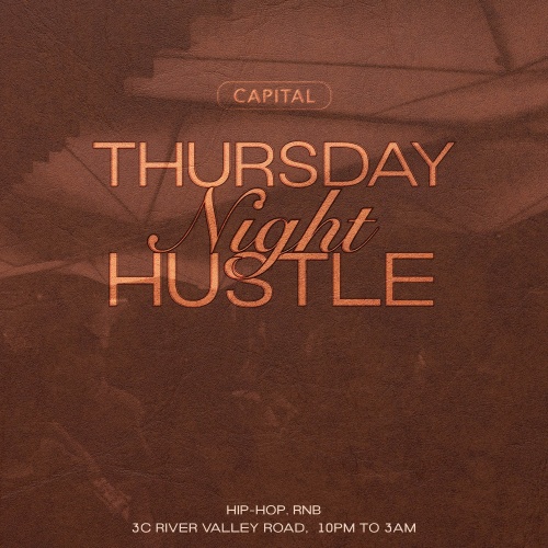 Thursday Night Hustle - Flyer