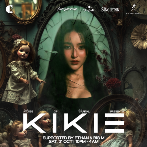 HALLOWEEN WITH DJ KIKIE - Flyer