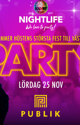 Nightlife 40+ party | DJ Rasmus Lindvall