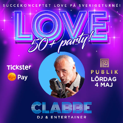 Love 50+ Party Västerås, Saturday, May 4th, 2024