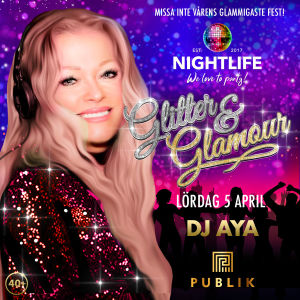 Nightlife 40+ party med DJ AYA 