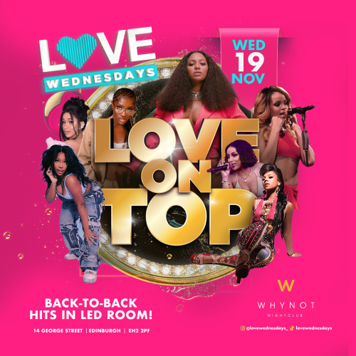 Love Wednesdays - Love On Top - Flyer