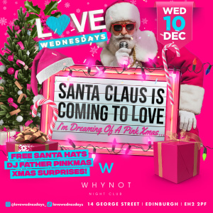 Flyer: Love Wednesdays - Santa Claus Is Coming To Love