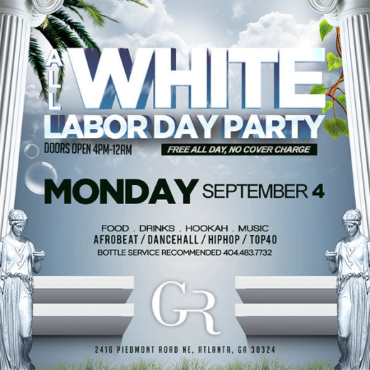 All White Labor Day Party