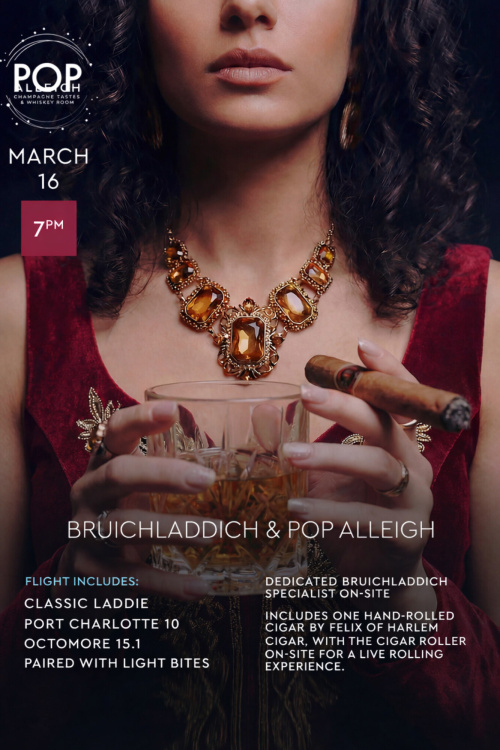 Bruichladdich & Cigar Event - Flyer