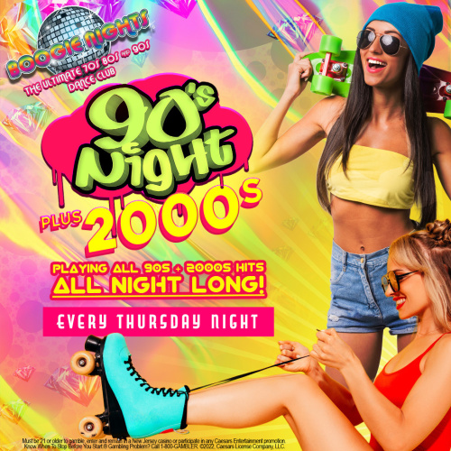 Flyer: Boogie Nights - 90