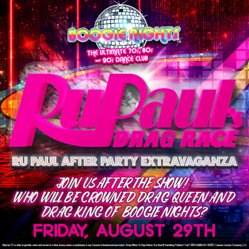 Boogie Nights - RuPaul Drag Race - Flyer