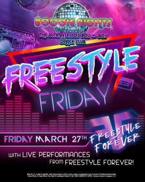 Flyer: Boogie Nights - Freestyle Friday