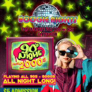 Boogie Nights - 90's Night, Thursday, September 10th, 2026