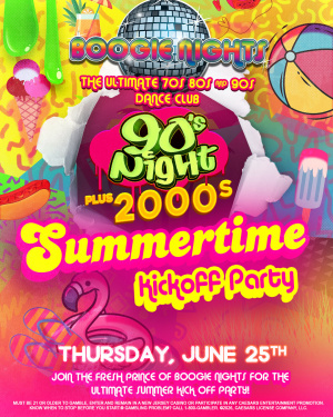 Flyer: Boogie Nights - 90