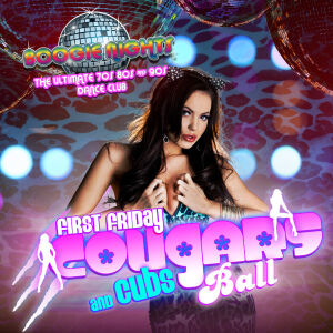 Flyer: Boogie Nights - Cougars and Cubs Ball