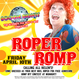 Flyer: Boogie Nights - Roper Romp