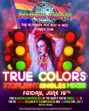 Flyer: Boogie Nights - Stoplight Single Mixer