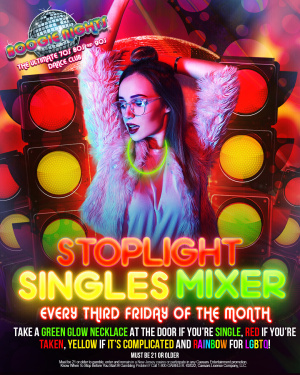 Flyer: Boogie Nights - Stoplight Single Mixer