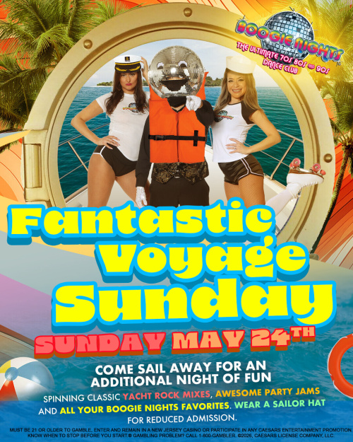 Boogie Nights - Fantastic Voyage Sunday - Flyer