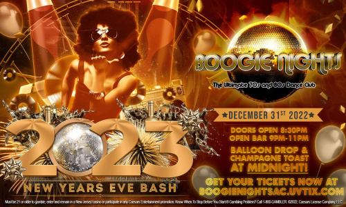 Flyer: NYE at Boogie Nights