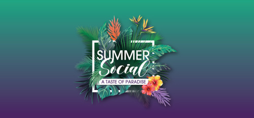 SUMMER SOCIAL: A Taste of Paradise - Flyer