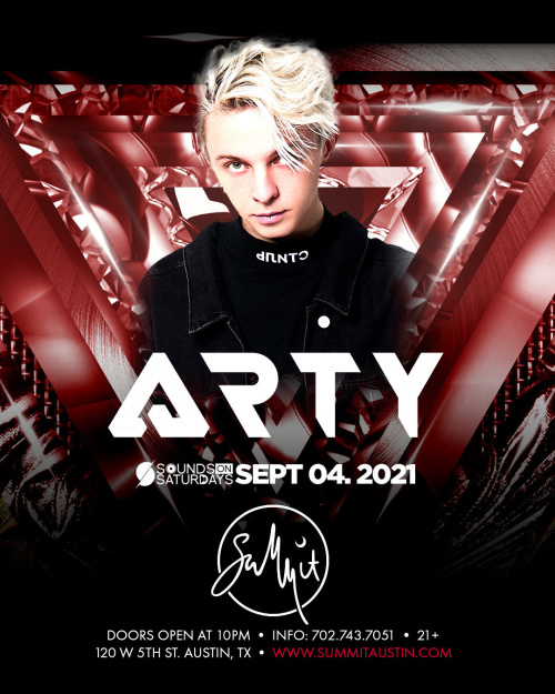 SOUNDS  ON SATURDAYS WITH ARTY - Summit Rooftop Lounge