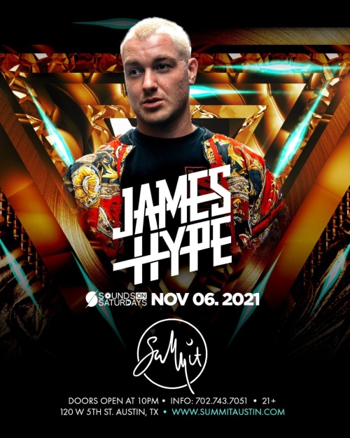 SOUNDS ON SATURDAYS WITH JAMES HYPE - Summit Rooftop Lounge
