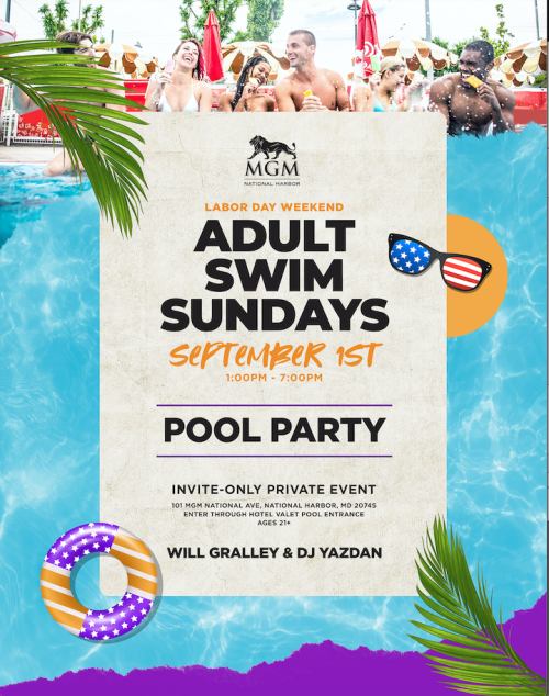 Adult Swim Sundays: Pool Party - Lobby Bar