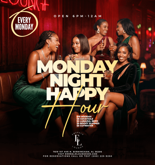 Monday Night Happy Hour - Flyer
