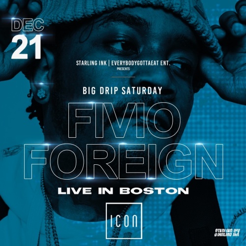 Big Drip at #ICON with Fivio Foreign - Icon