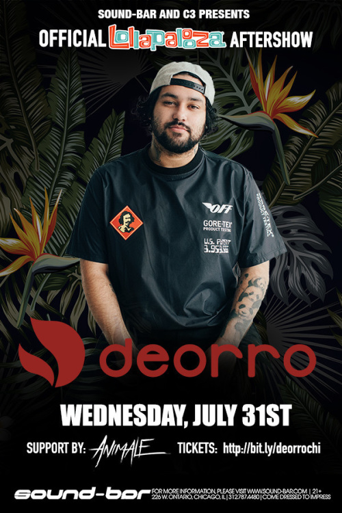 Official Lollapalooza Aftershow w/ Deorro - Sound-Bar