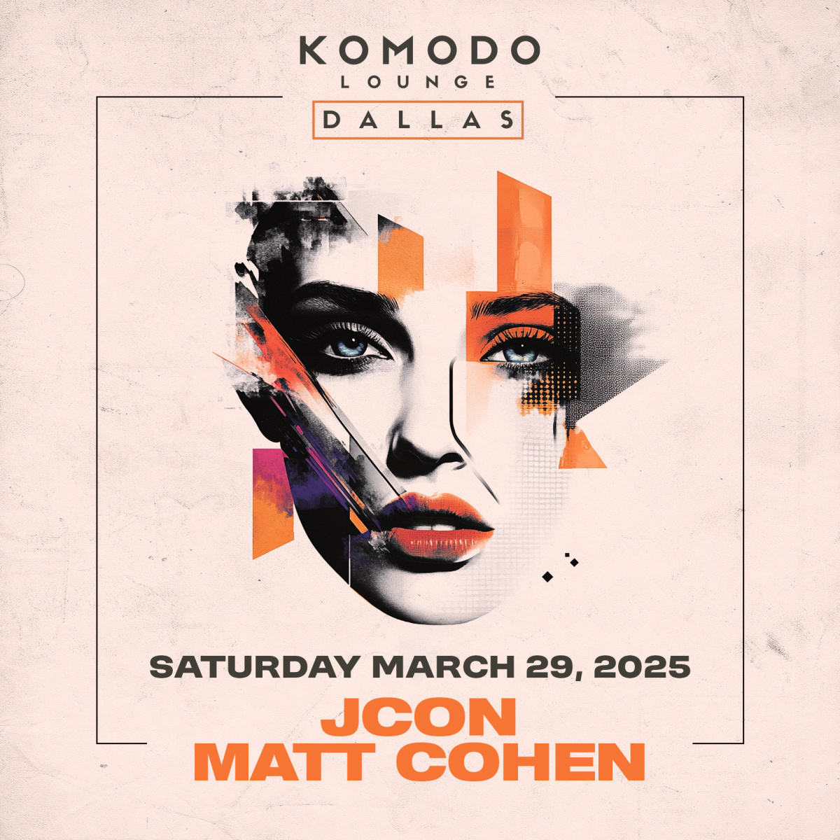 JCON & Matt Cohen - Flyer