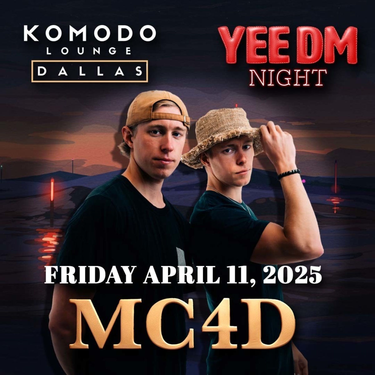 MC4D - YEEDM Night - Flyer