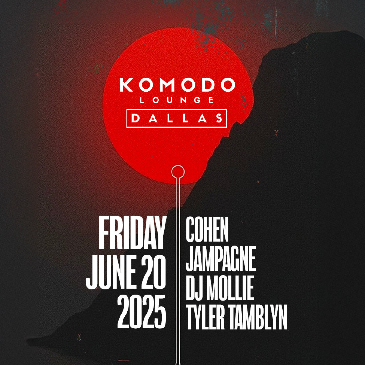 Cohen, Jampagen, DJ Mollie, & Tyler Tamblyn - Flyer