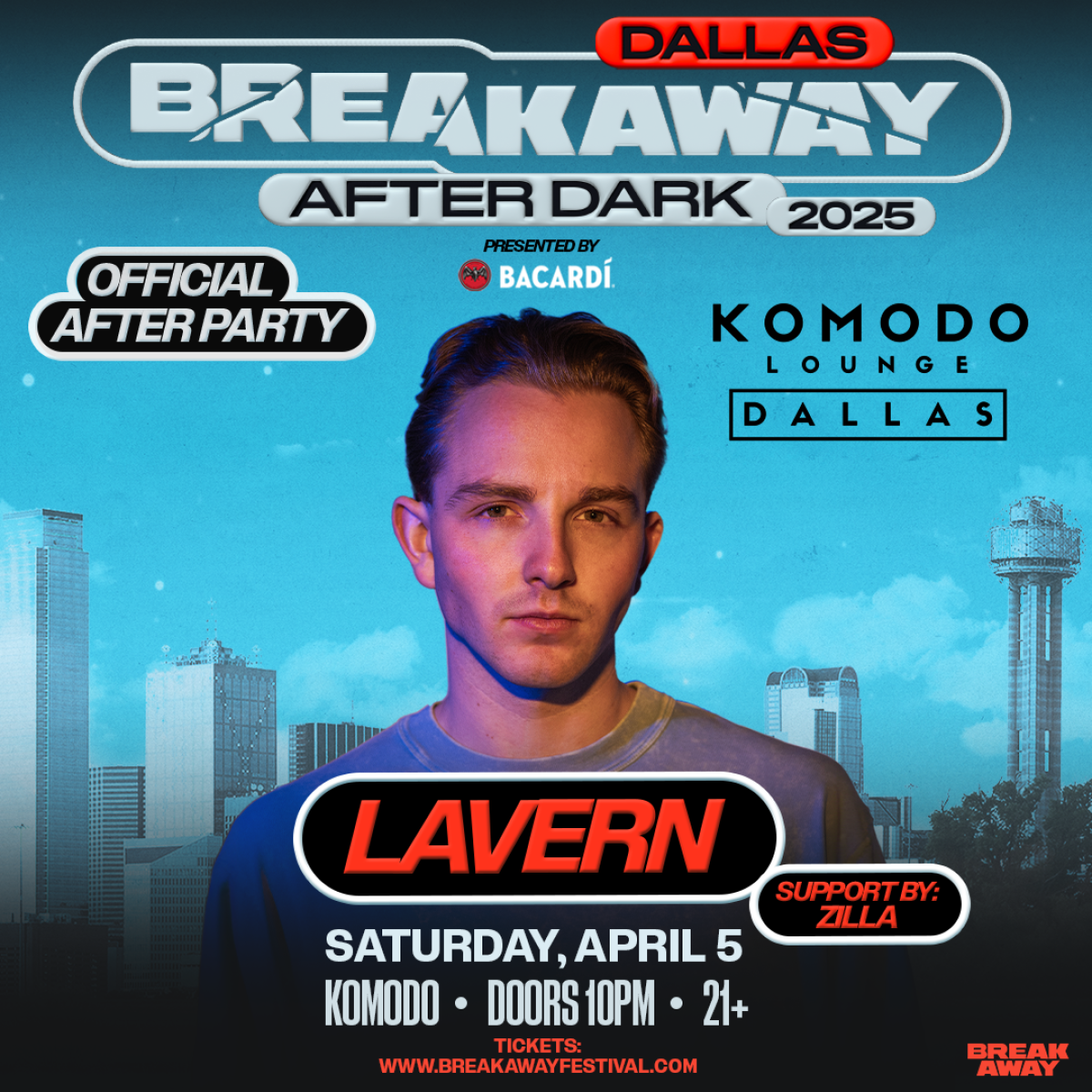 Lavern Breakaway Official Afterparty - Flyer