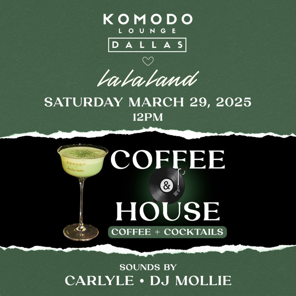 Coffee & House with La La Land - Flyer
