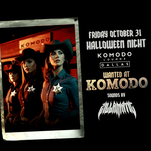 Halloween at Komodo Lounge - Flyer