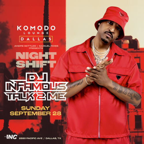 Night Shift with DJ Imfamous - Flyer
