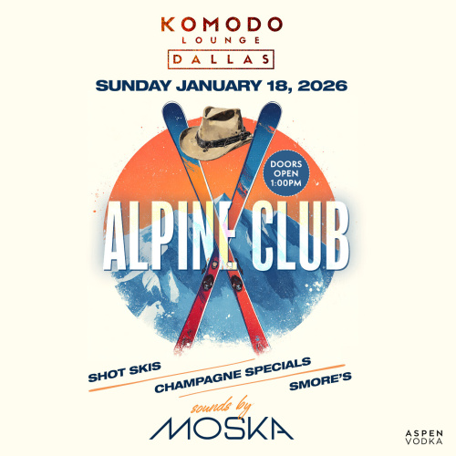 Alpine Club with Moska | Sunday Pop Up - Flyer